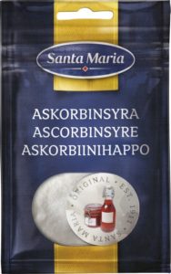 askorbinsyra så man vet vilken man bör använda