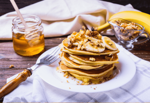 bananpannkakor utan ägg banner