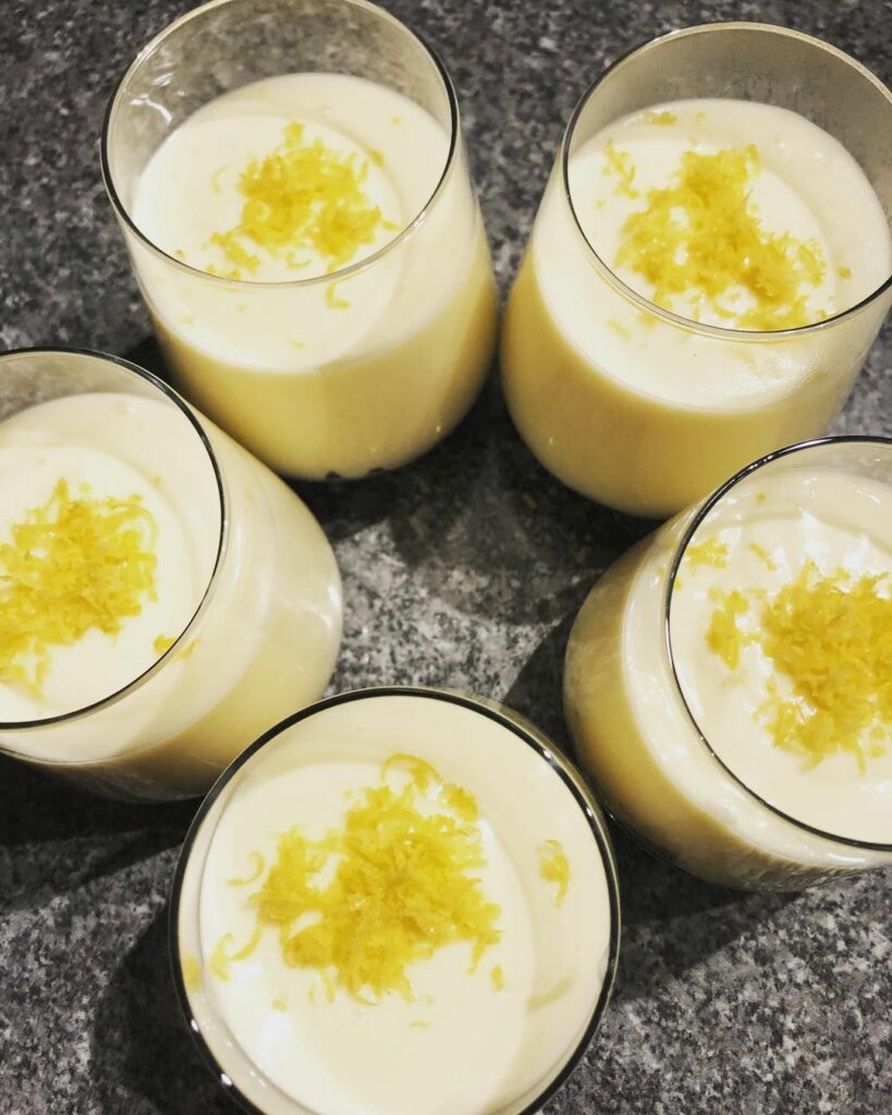 Citronpannacotta