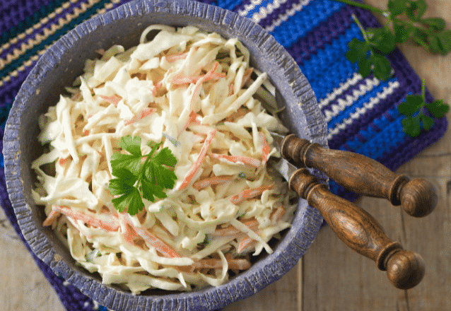 Coleslaw utan majonnäs