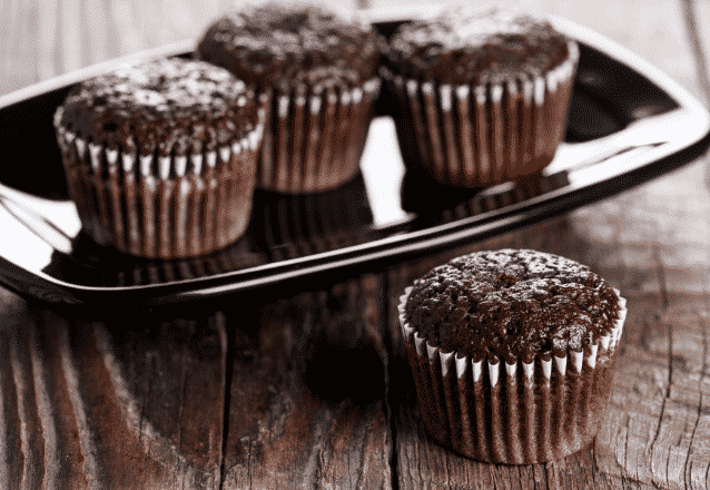 Veganska chokladmuffins