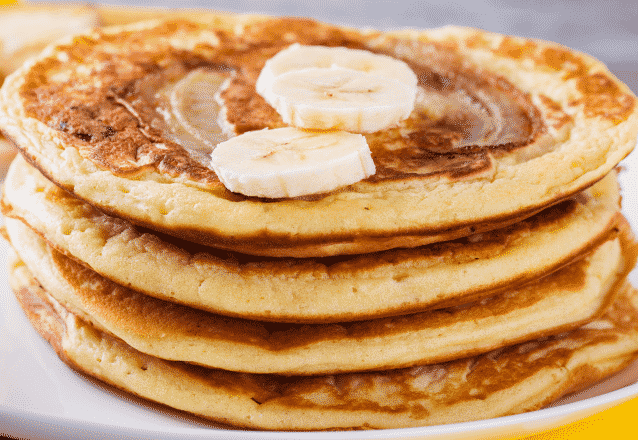 Amerikanska pannkakor med filmjölk