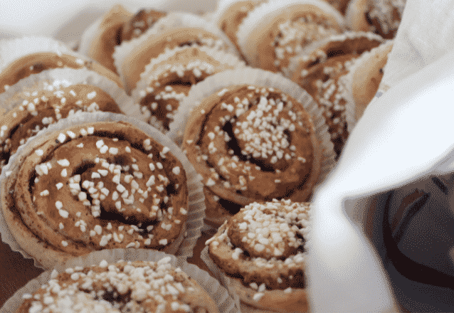 Kanelbullar utan jäst