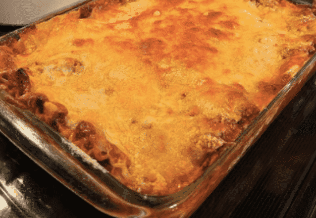 Lasagne med creme fraiche