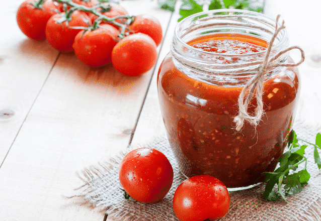 Tomatmarmelad med ingefära