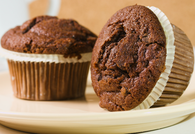 Klassiska chokladmuffins