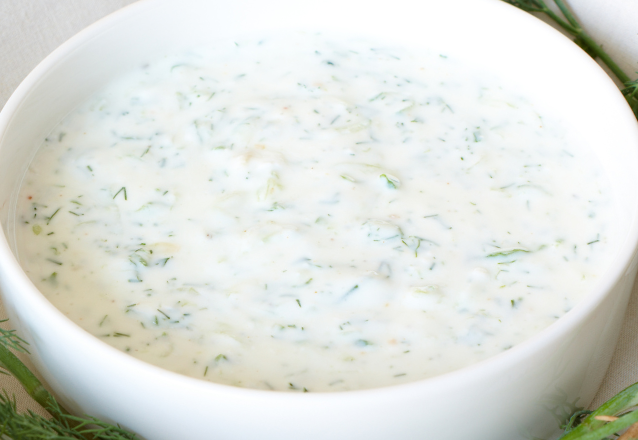 Tzatziki med gräddfil