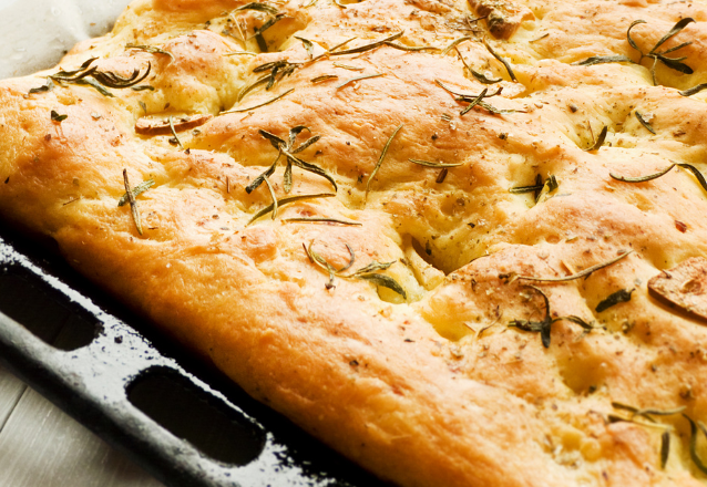 Focaccia i långpanna