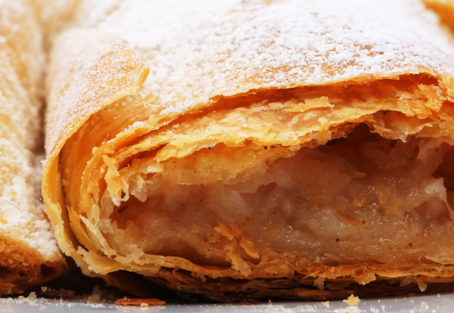 Enkel äppelstrudel